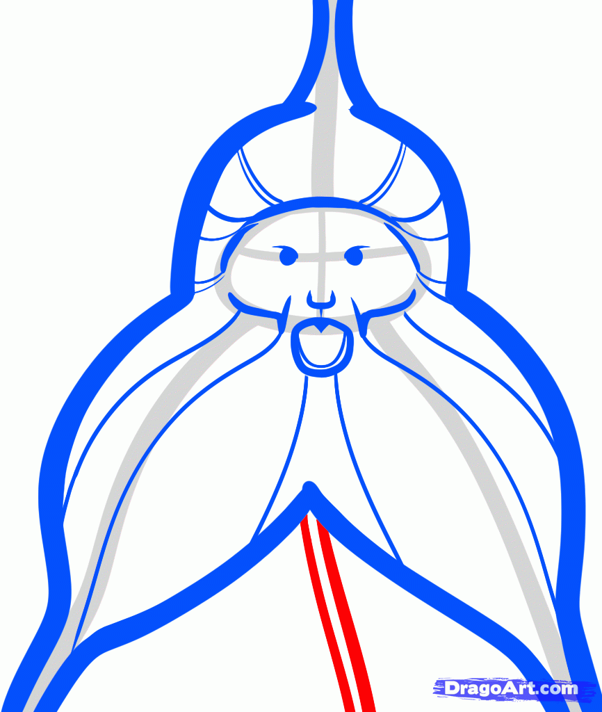 866x1024 How To Draw A Monkey Orchid, Step