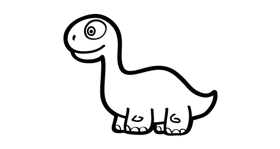 900x480 Diplodocus Drawing Draw A Diplodocus Line Drawing