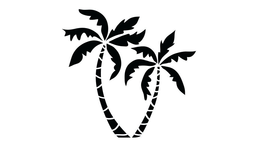 900x520 Simple Palm Tree Design Simple Palm Tree Silhouette Palm Trees