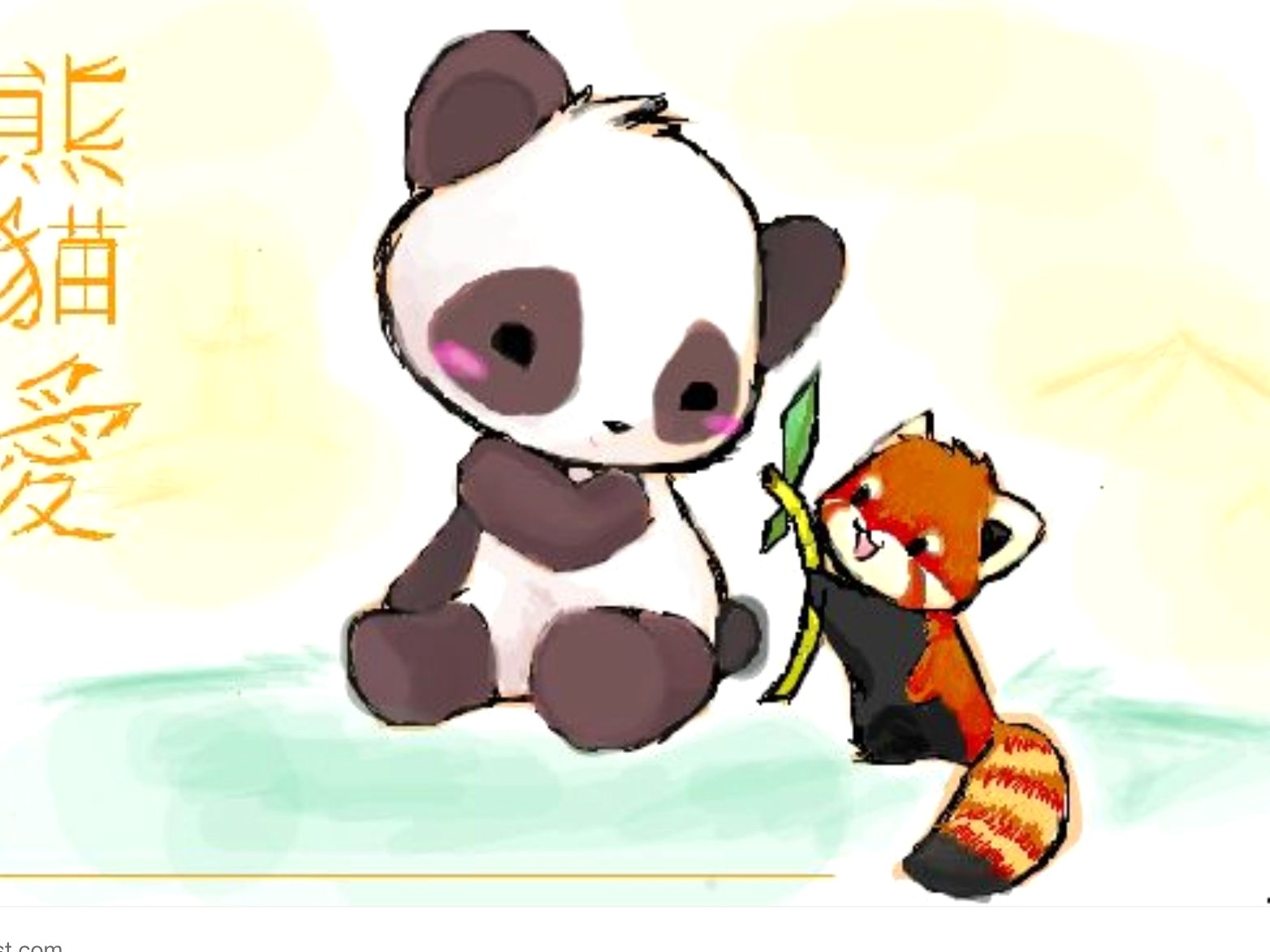 1564x1173 How To Draw A Cartoon Red Panda Thekindproject Simple Cute Drawing