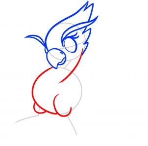 302x297 How To Draw How To Draw A Phoenix For Kids