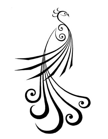 359x463 Peacock Simple My Reason Beauty Is Simple Ink Peacock Tattoo