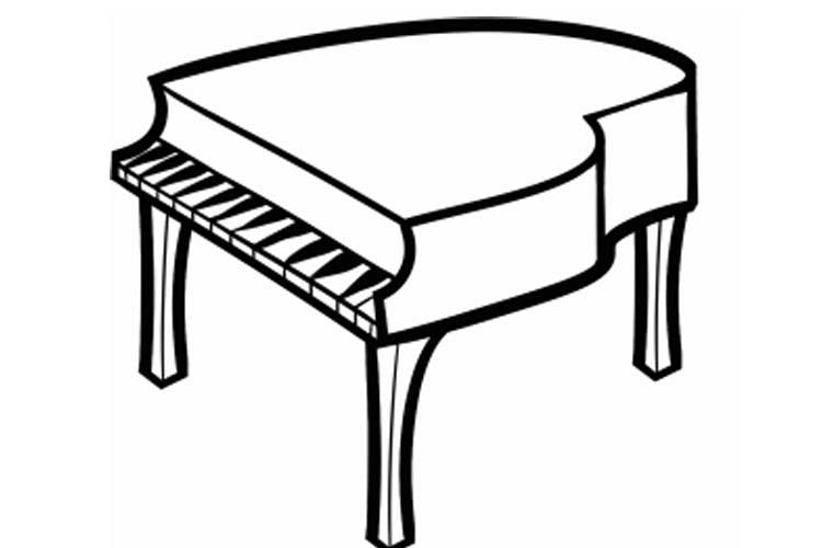 750x500 How To Draw A Piano Concert Version And Sketching With A Pencil