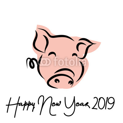 400x400 Drawing Of Cute Pig Vector Illustration Simple Concept Zodiac