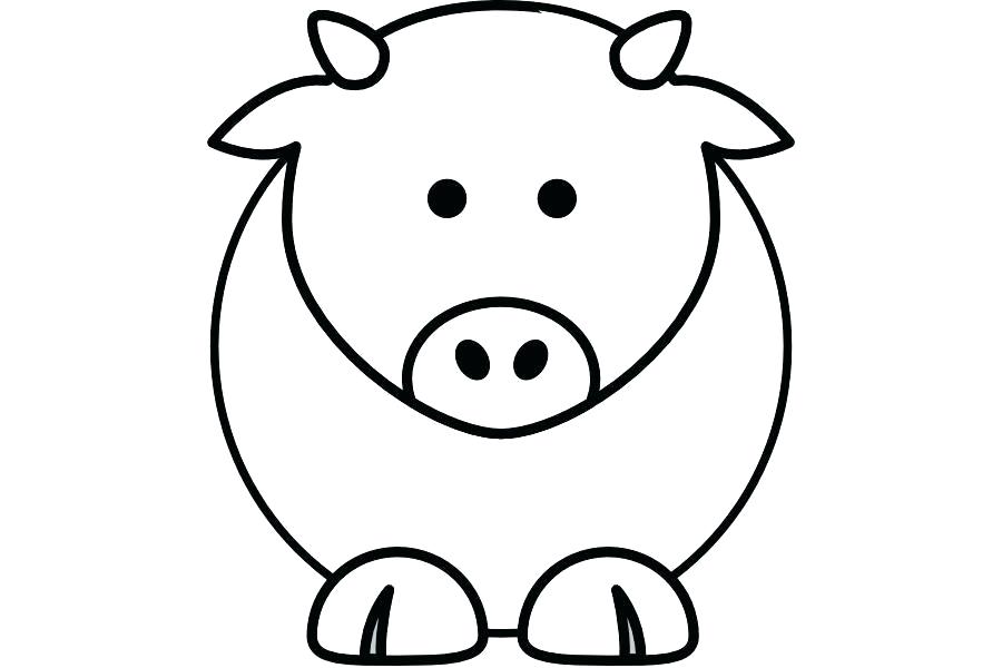 900x600 Cute Pig Drawings Piggy Drawing Pig Cute Pig Drawings Step