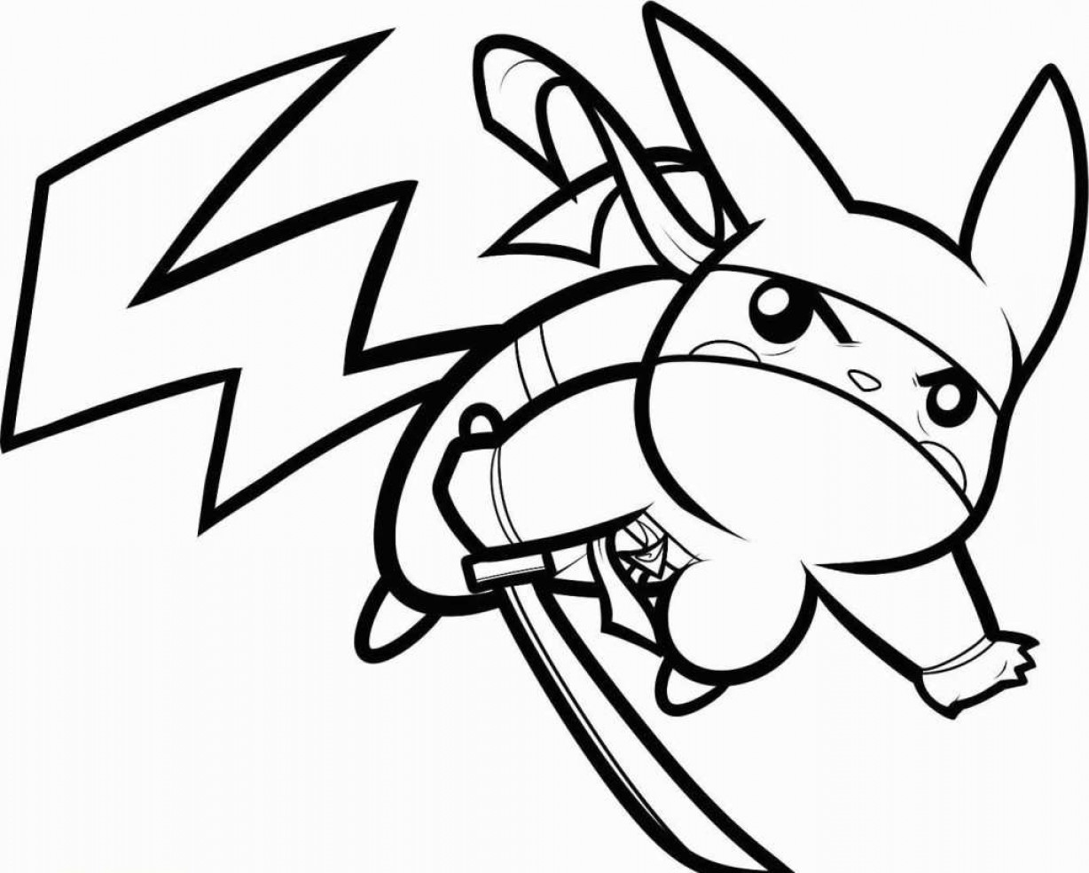 1228x984 Pikachu Vector Black And White Soidergi