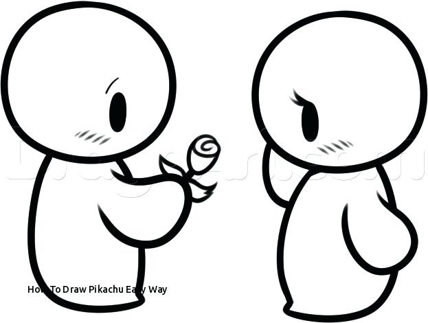 623x470 Easy Pikachu Drawing