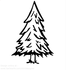 218x231 Simple Line Drawings Of Trees