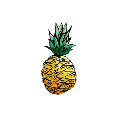 500x500 Top Drawing Pineapple Transparent Png Clipart Free Download
