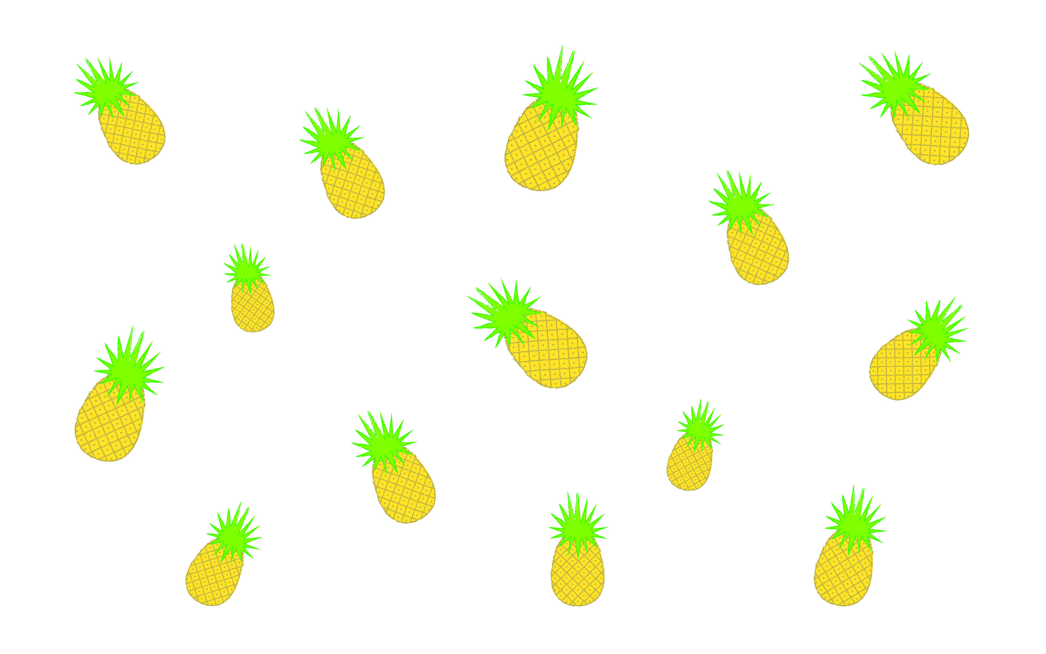 3556x2223 Tumblr Pineapple Drawing