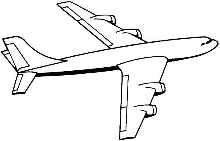 720x463 Coloring Pages Airplane Coloring Pages Simple Military Plane