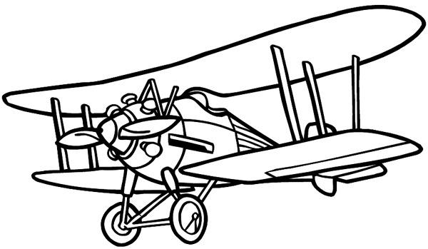 600x349 Simple First Plane Clip Art