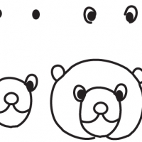 200x200 Drawing Polar Bear