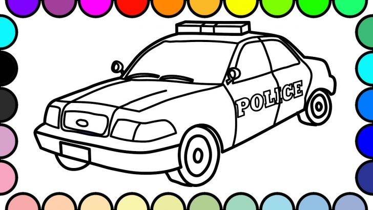 Simple Police Car Drawing | Free download on ClipArtMag