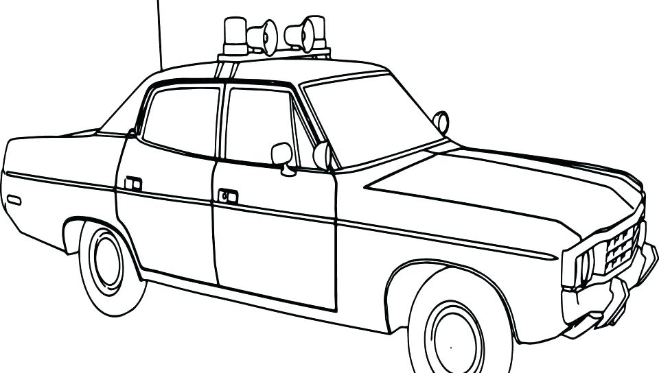 Simple Police Car Drawing | Free download on ClipArtMag