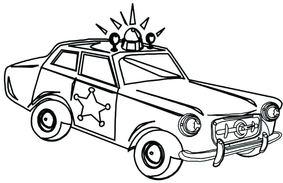 Simple Police Car Drawing | Free download on ClipArtMag