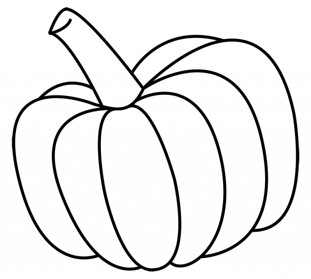 Simple Pumpkin Drawing | Free download on ClipArtMag