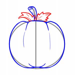 301x302 Collection Of 'pumpkins Drawing' Download More Than Images