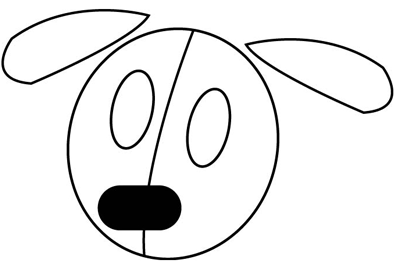 400x272 How To Draw Simple Cartoon Puppy With Step