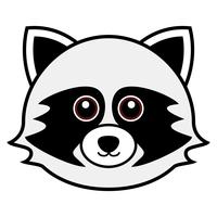 200x200 Raccoon Free Vector Art