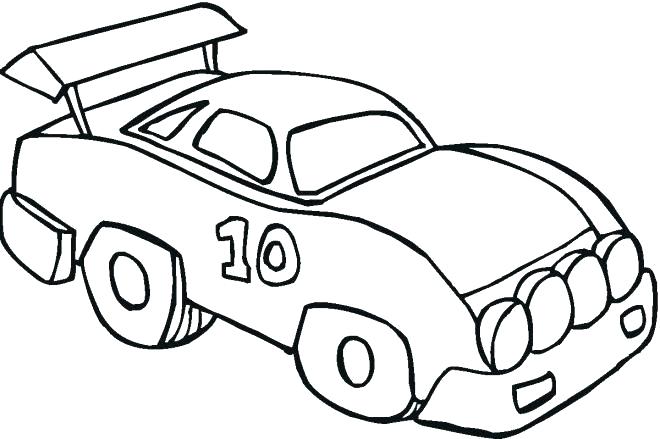 660x439 Race Car Coloring