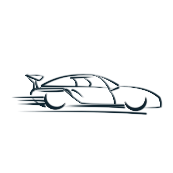 600x600 Race Car Outline Clipart Collection