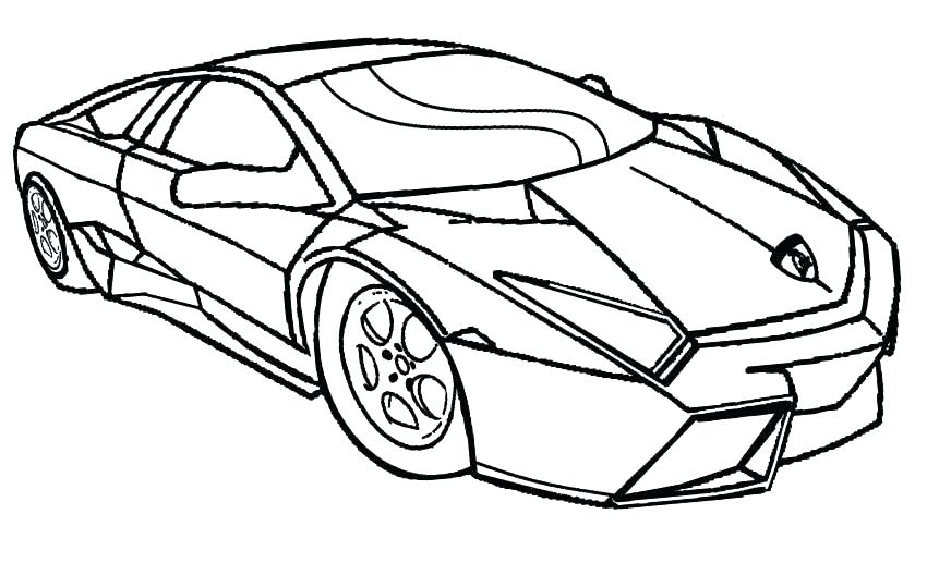 850x517 Simple Car Coloring Pages Simple Car Coloring Pages Free Race Car