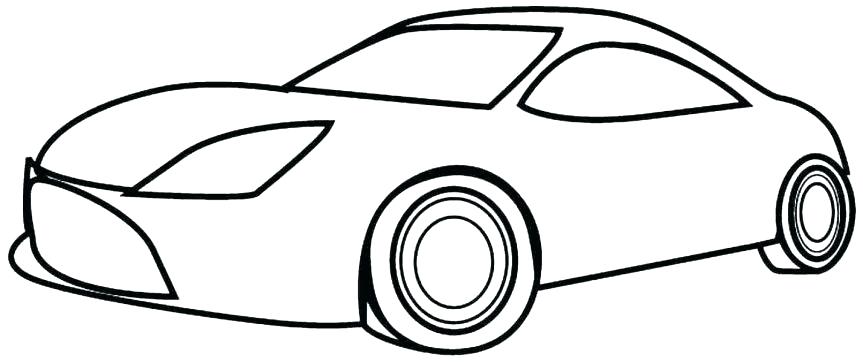 863x362 Simple Race Car Coloring Pages Unique Muscle M