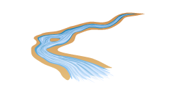 256x139 Collection Of Free River Clipart Simple Amusement Clipart