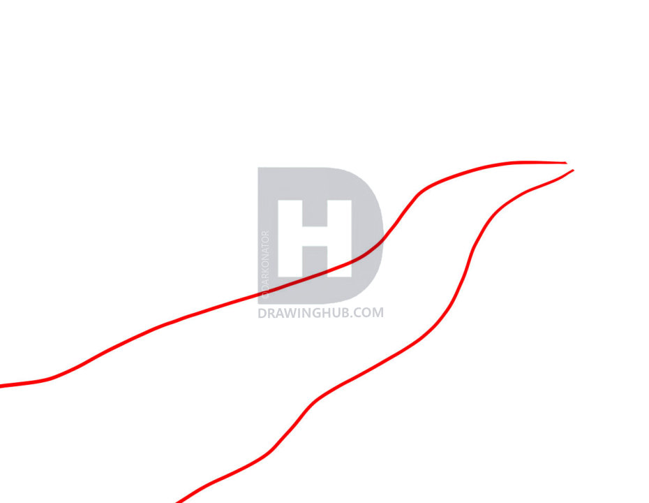 930x720 How To Draw A River, Step