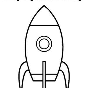 Simple Rocket Ship Drawing | Free download on ClipArtMag