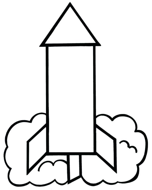 615x768 Rocket Ship Outline Simple Rocket Ship Outline Icon