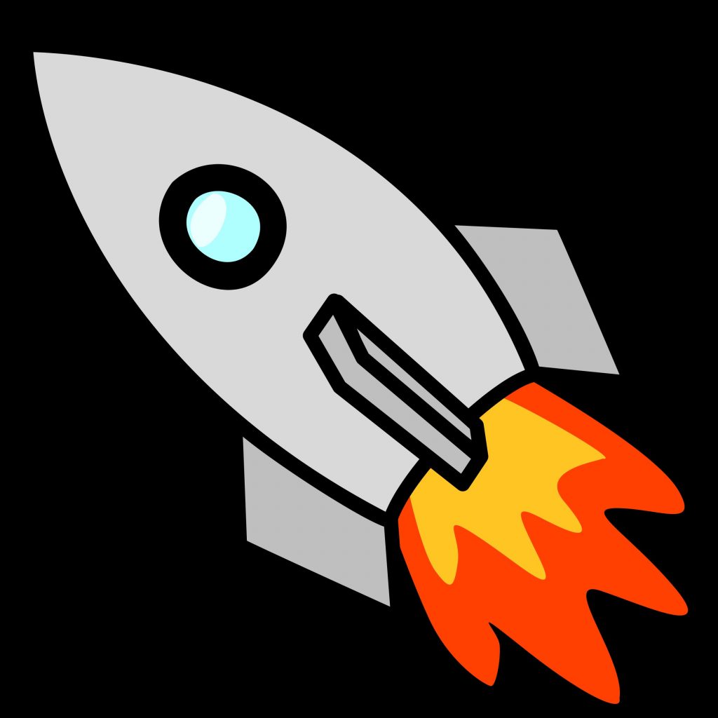 Simple Rocket Ship Drawing Free download on ClipArtMag