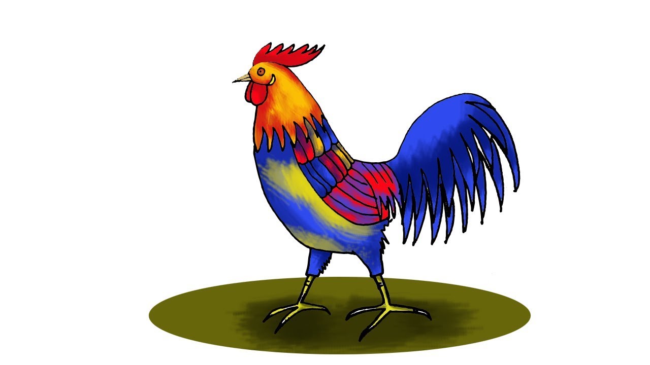 1280x720 Easy Drawing Tutorial How To Draw A Colorful Bird