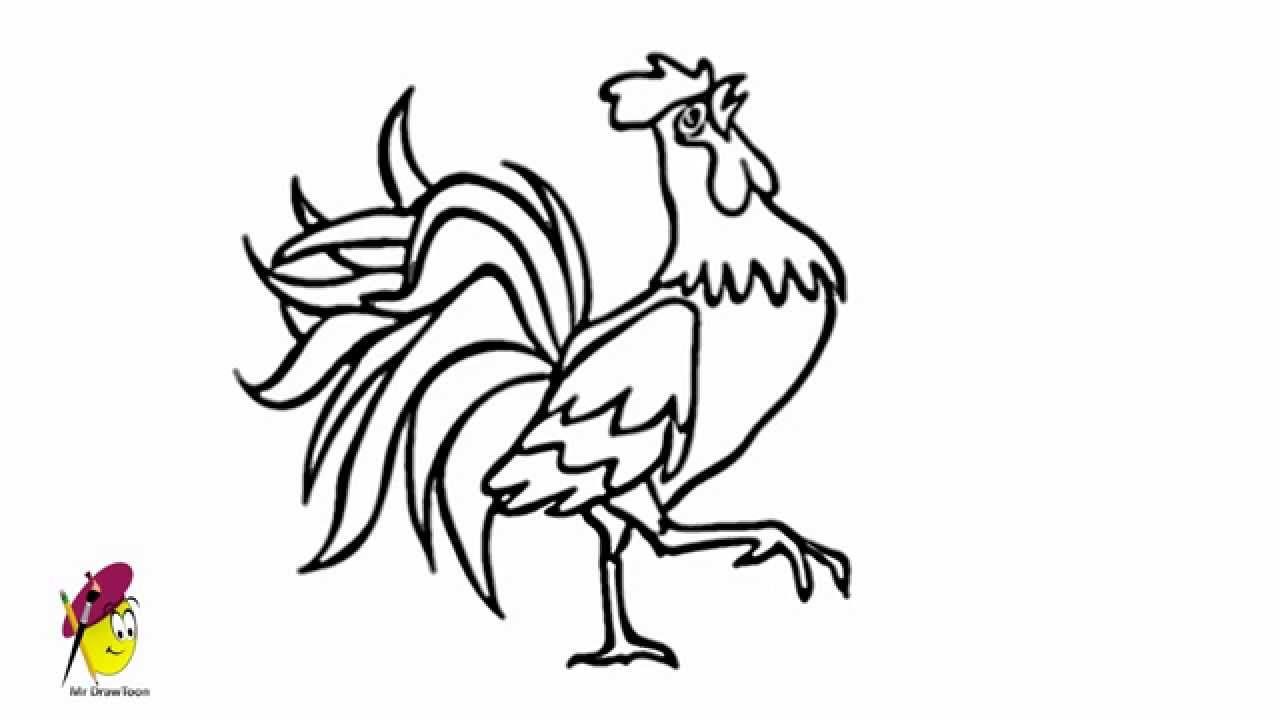 1280x720 Image Result For Easy To Draw Rooster Glass Etching Pencil