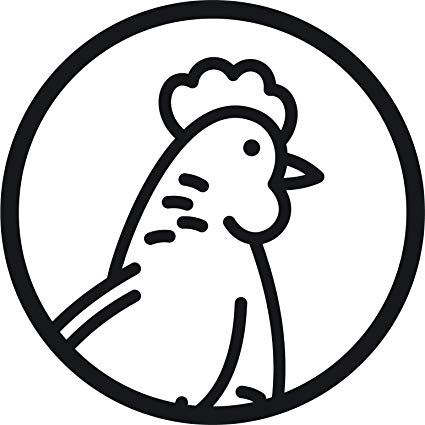 425x425 Simple Animal Meat Logo Line Drawing Food Culinary