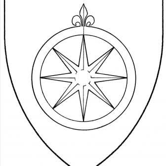 336x336 Compass Rose Line Drawing Easy Of Cool Design Ideas Simple