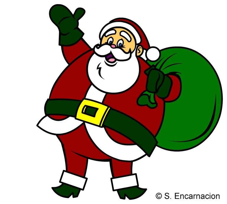 768x690 Santa Claus Drawing For Kids Step