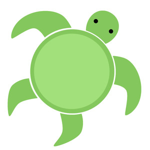 300x300 Sea Turtle Clipart Simple