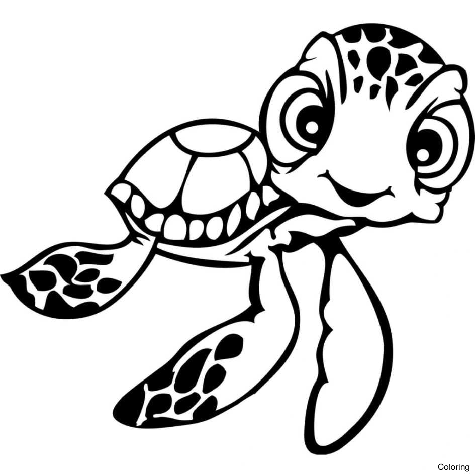 945x945 Collection Of 'sea Turtle Drawing For Kids' Download More Than