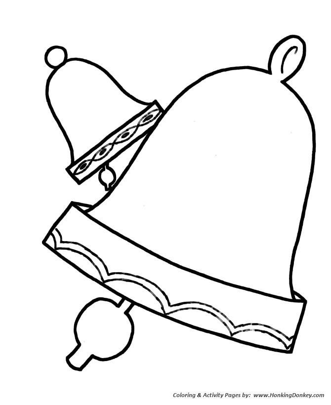 670x820 Simple Shapes Coloring Pages Free Printable Simple Shapes Bells