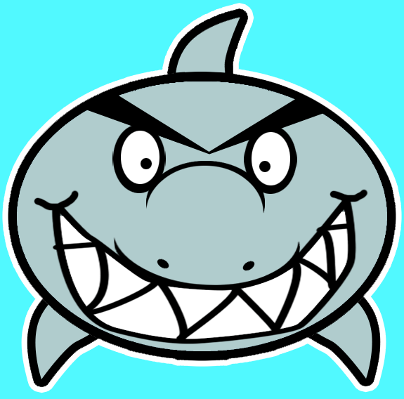 575x568 How To Draw A Cartoon Shark With Easy Step
