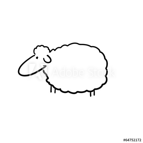 500x500 Simple Sheep