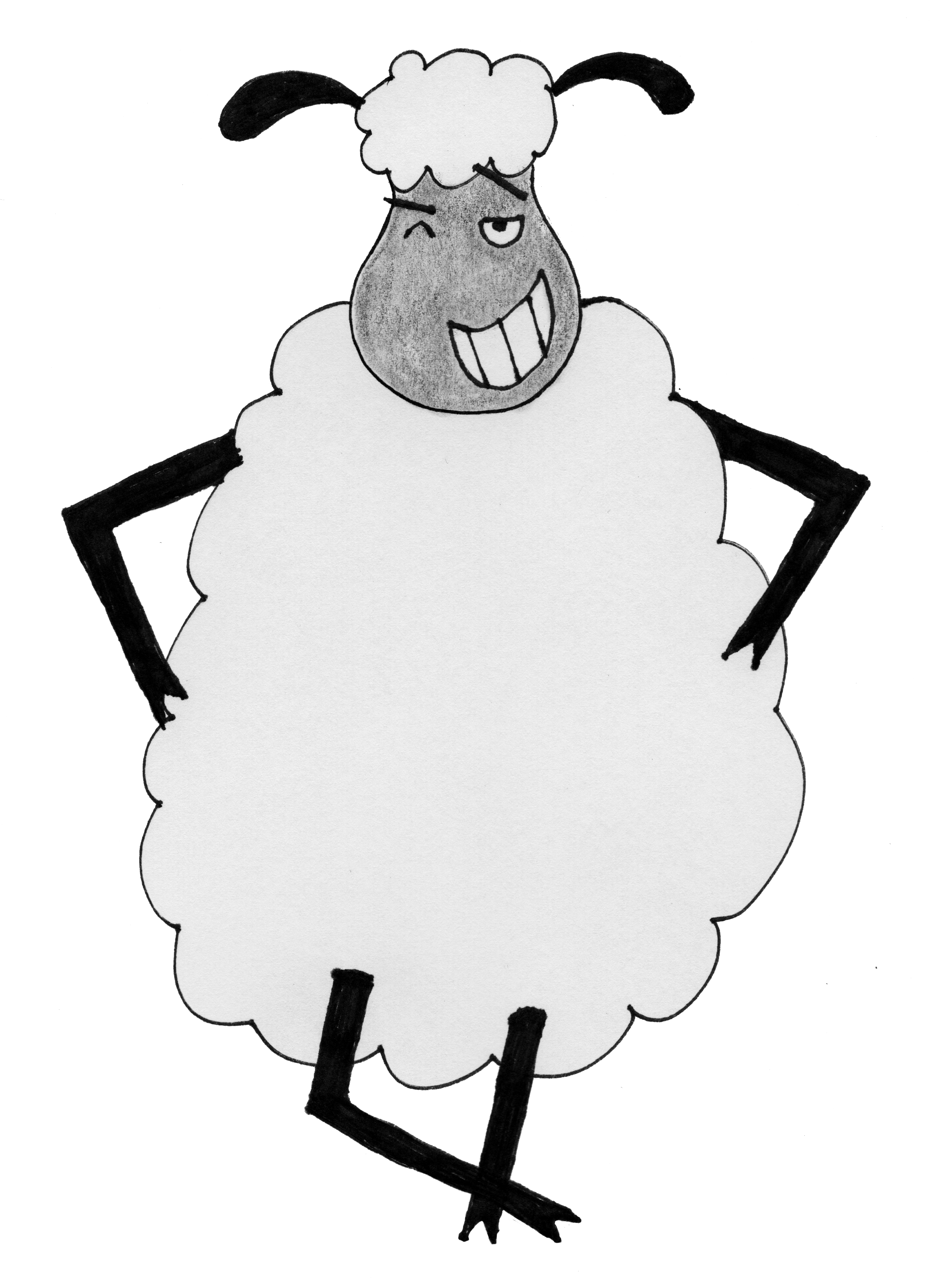 3006x4166 Collection Of Free Sheep Drawing Simple Download On Ui Ex