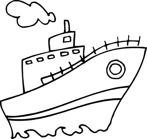 600x568 Easy Boat Drawing