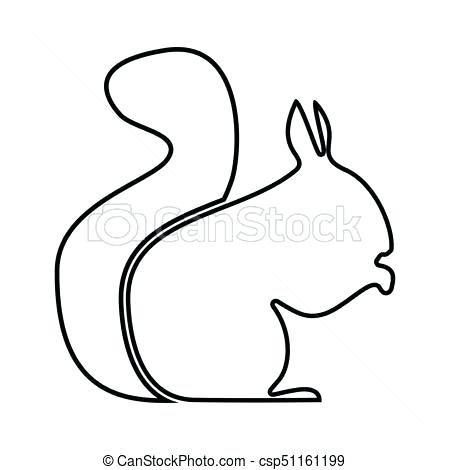 450x470 Simple Drawing Of A Squirrel Drawing A Cartoon Squirrel