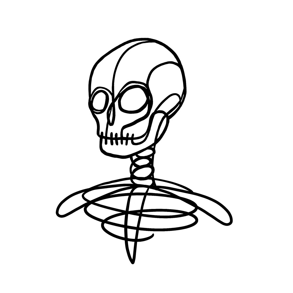 1000x1000 Simple Skeleton