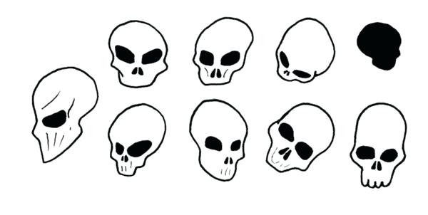 600x302 Simple Skulls