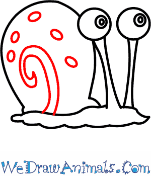 300x350 How To Draw Gary The Snail From Spongebob Squarepants