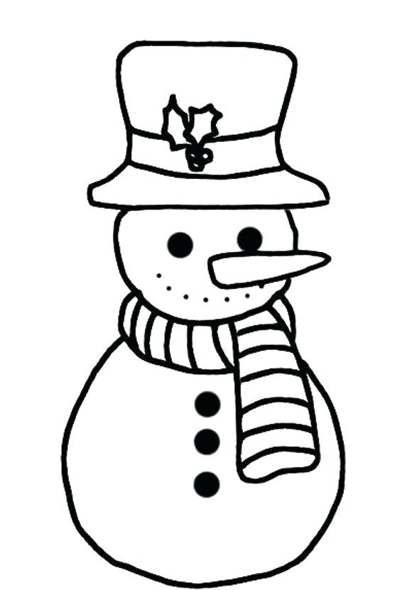 Simple Snowman Drawing
